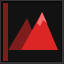 SmokeMont red mountain icon